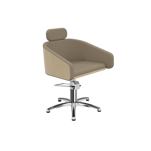 MIRPLAY Kappersstoel Alya BE Stervoet - Zilver