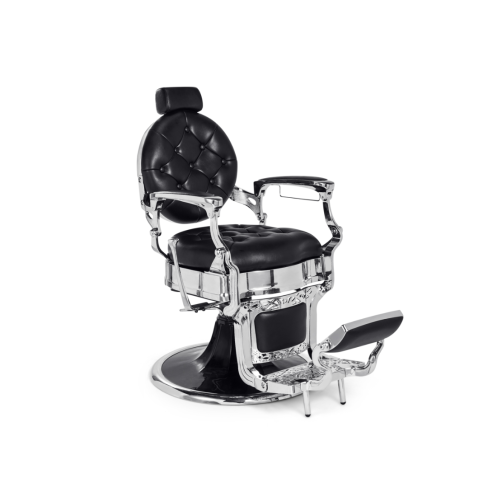 MIRPLAY Fauteuil De Barbier Kirk Noir