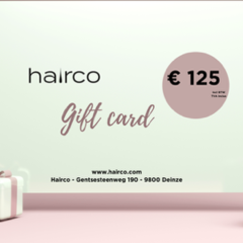 Hairco Cadeaubon €125