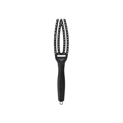 OLIVIA GARDEN Fingerbrush Boar & Nylon Small Black