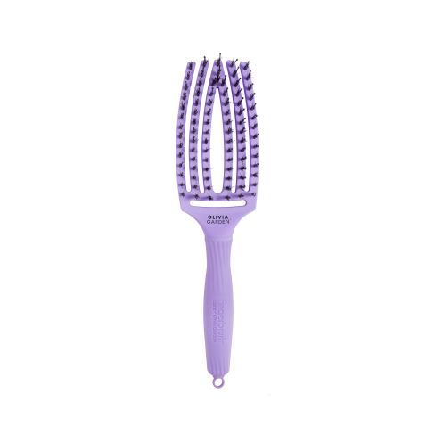 OLIVIA GARDEN Fingerbrush Boar & Nylon Medium Lavender