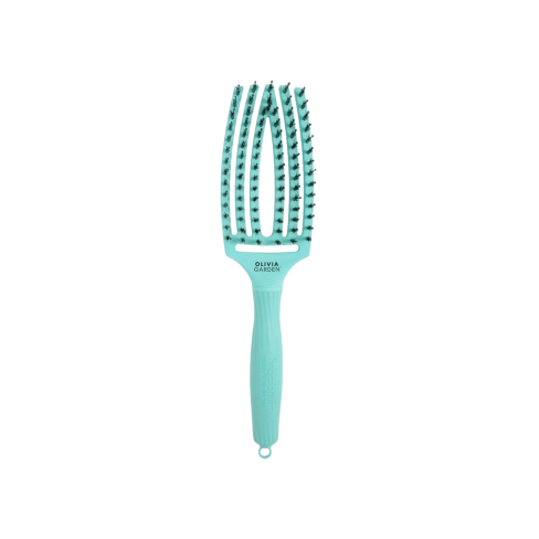 OLIVIA GARDEN Fingerbrush Boar & Nylon Medium Mint