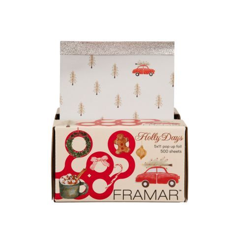 FRAMAR Embossed Holly Days Pop Up 5x11 500pcs