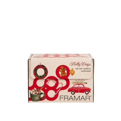 FRAMAR Embossed Holly Days Roll 97,5m