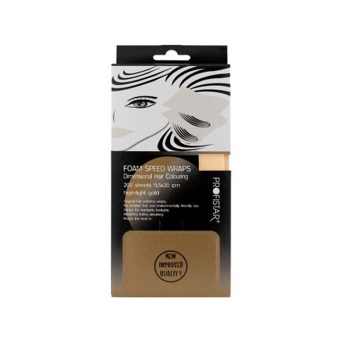 Profistar Isolerend Blondeerpapier 9,5x20cm Goud