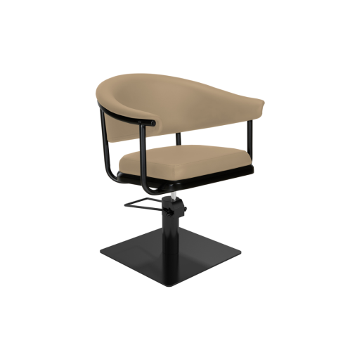 MIRPLAY Fauteuil Lyra BE Base carrée - Noir
