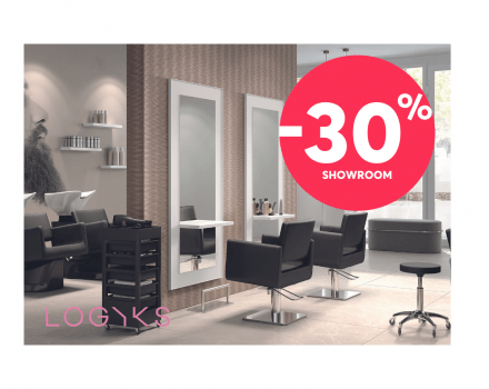 Hairco 30% korting op enkele showroom modellen van Logyks