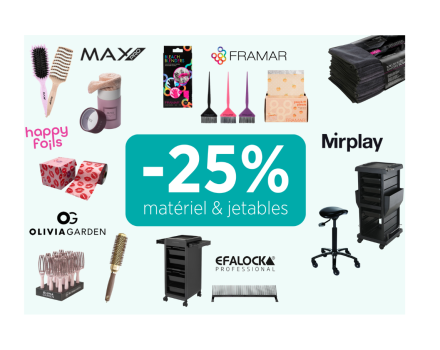 Matériel & Jetables -25%